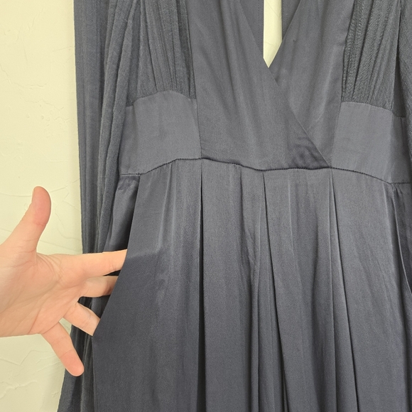 Free People Not Your Baby Ocean Navy Blue Flowy Jumpsuit, 4 - Picture 6 of 11